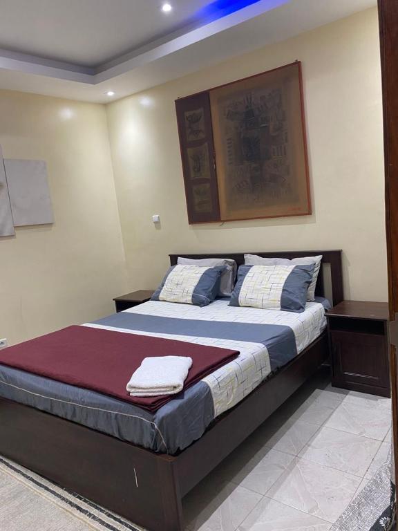 Ένα ή περισσότερα κρεβάτια σε δωμάτιο στο Chez Pieume