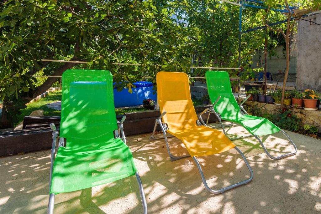Vonkajšia záhrada v ubytovaní Apartments Intrada