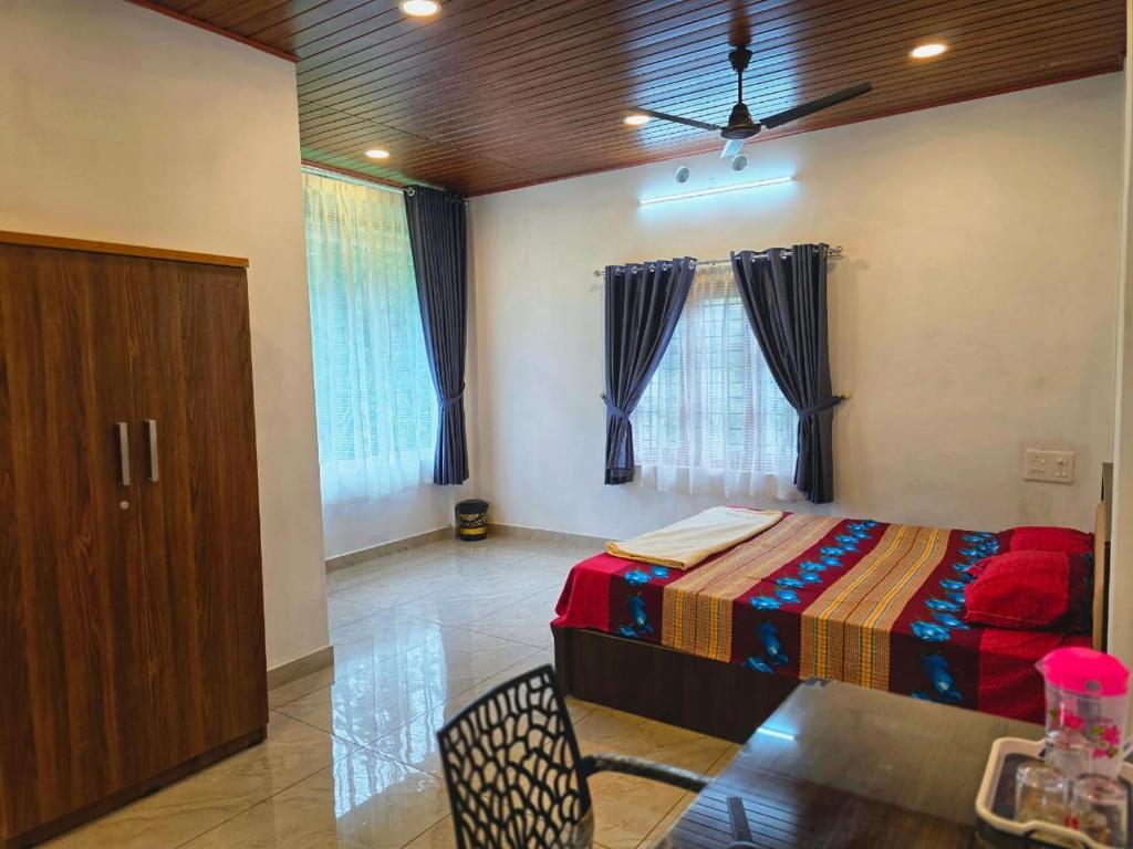 Postel nebo postele na pokoji v ubytování Pine Ridge