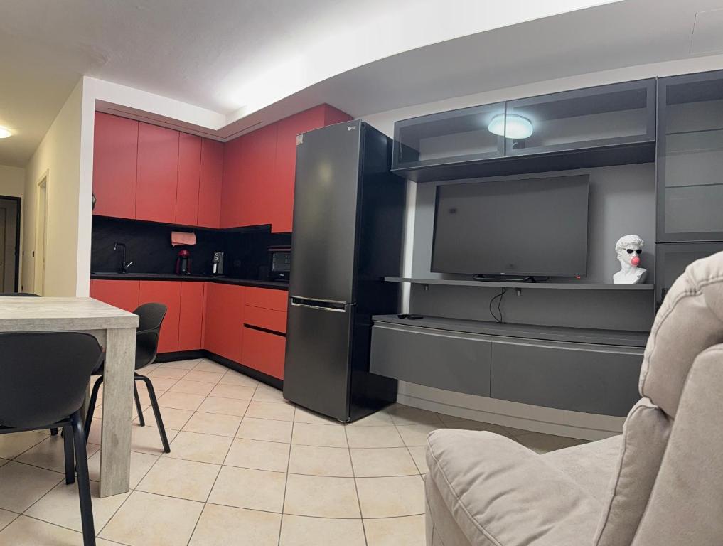 Η κουζίνα ή μικρή κουζίνα στο Rifugio urbano