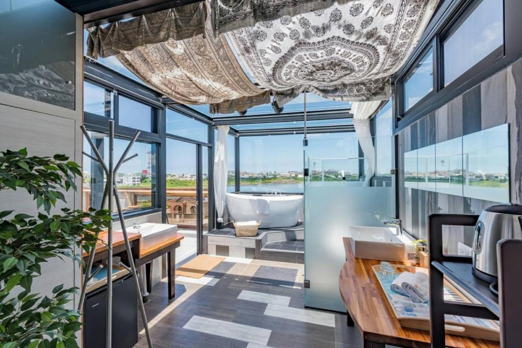 Posezení v ubytování Malibu OceanView Homestay