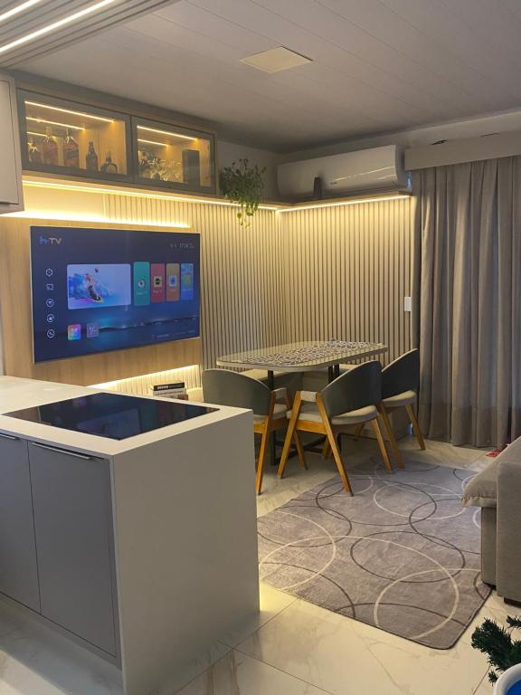 Μια τηλεόραση ή/και κέντρο ψυχαγωγίας στο Casa Charmosa