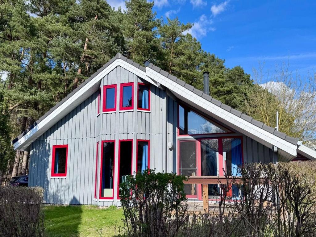 Bygningen som feriehuset ligger i