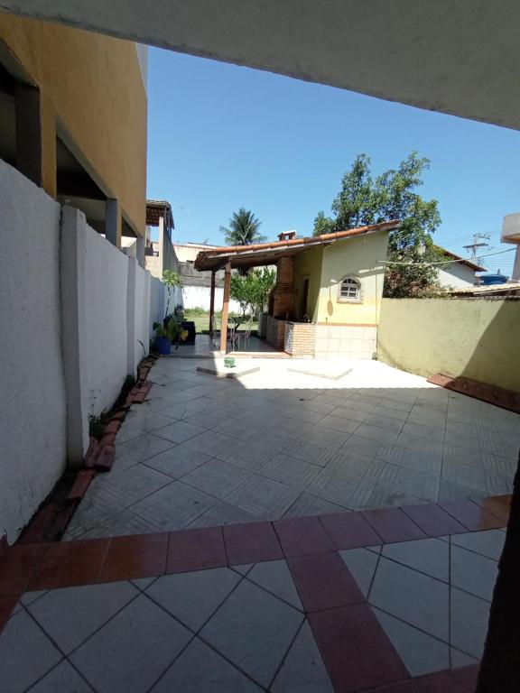 Bygningen som feriehuset ligger i