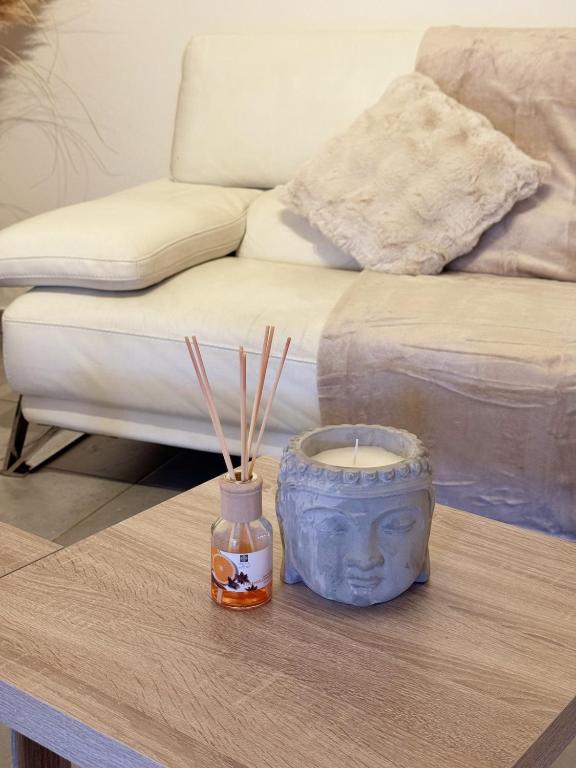 Χώρος καθιστικού στο Spacieux Rez de Maison 7 Pers Clim Cour et Parking