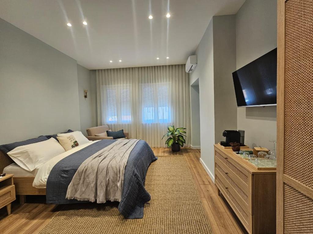 TV/trung tâm giải trí tại Rroji Urban Heritage