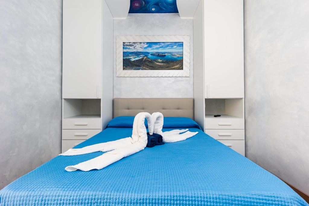 Ένα ή περισσότερα κρεβάτια σε δωμάτιο στο Tropea Solemare