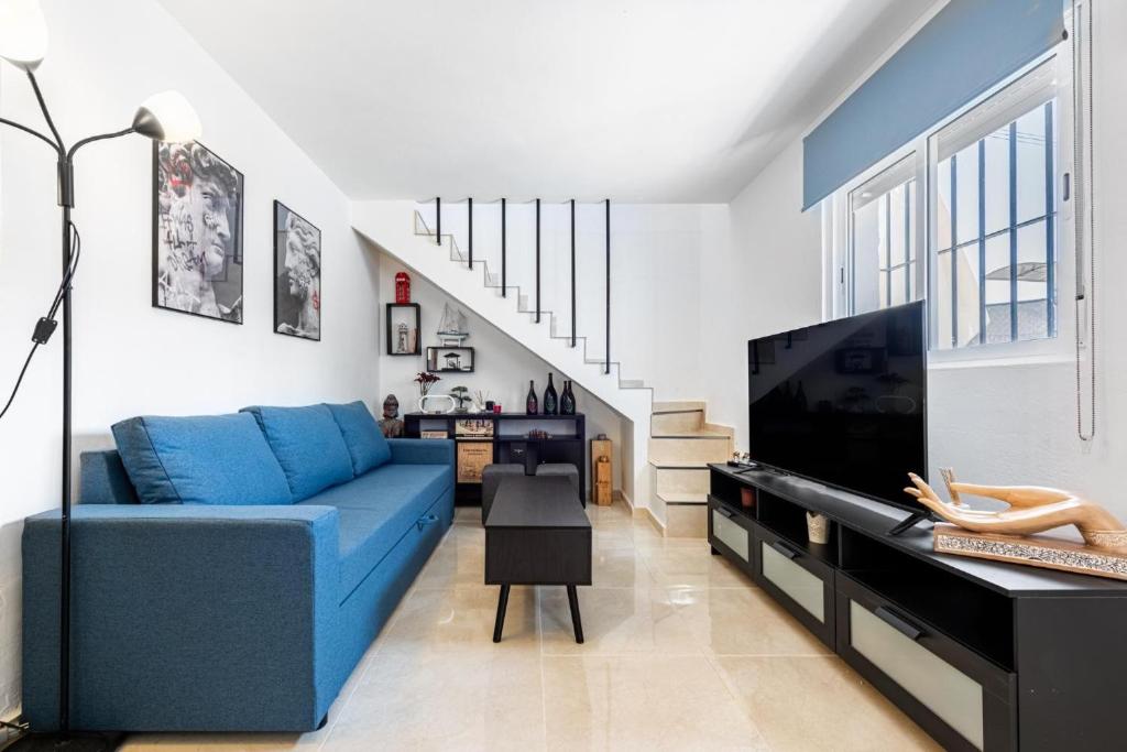 TV/trung tâm giải trí tại Dúplex El Chaparral Golf