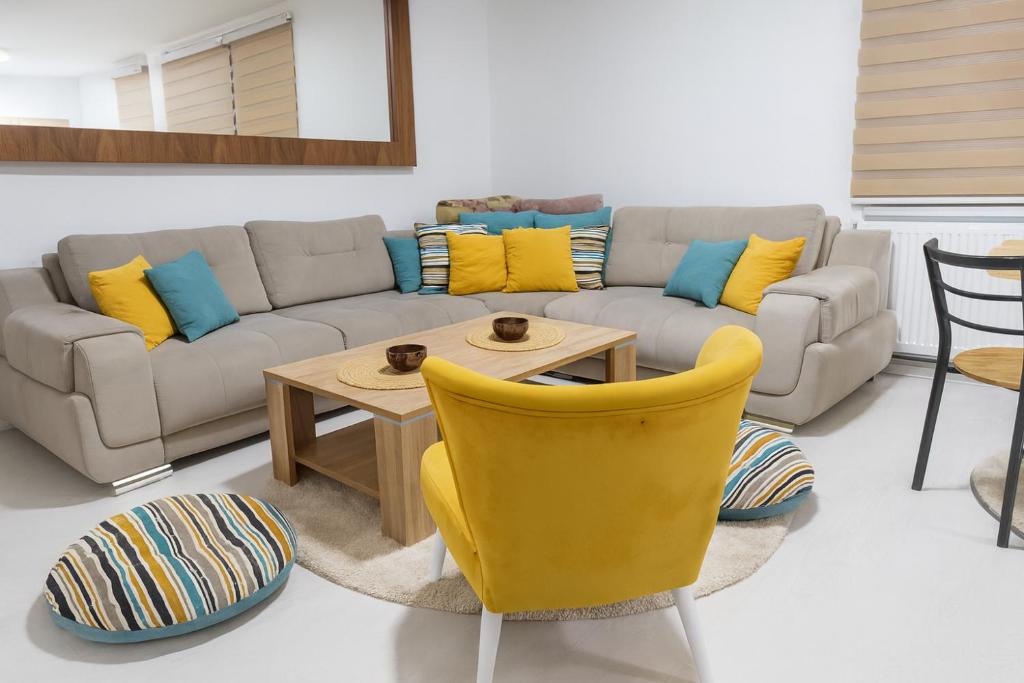 Χώρος καθιστικού στο Ticina apartment