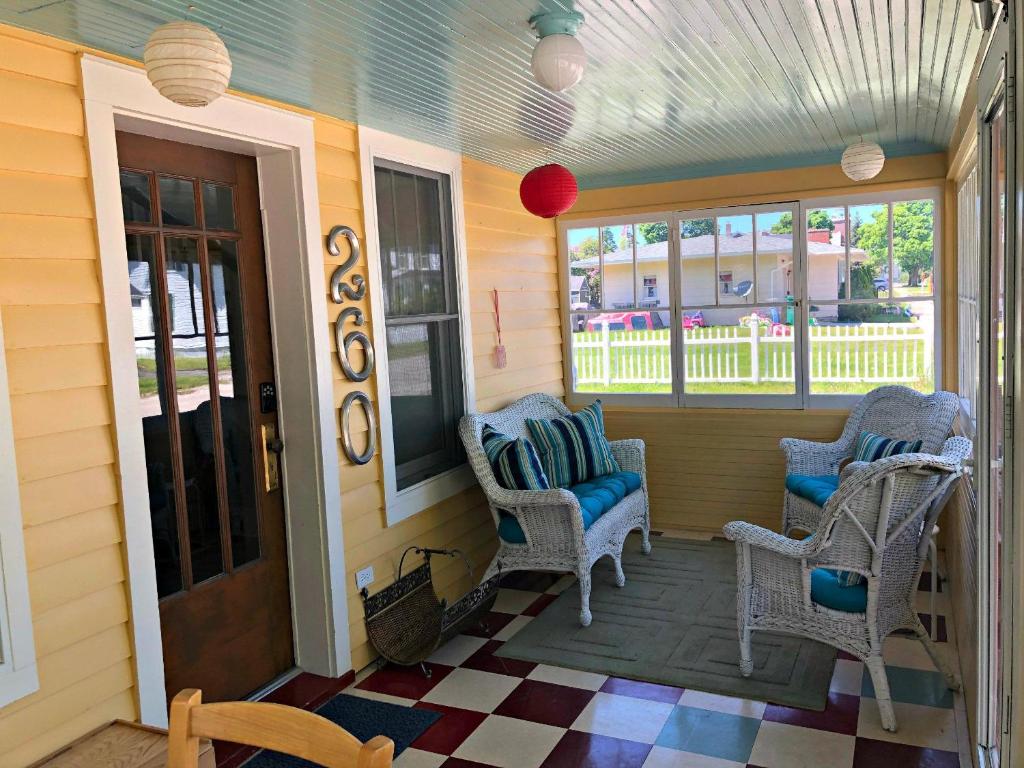 Χώρος καθιστικού στο UP Cottage