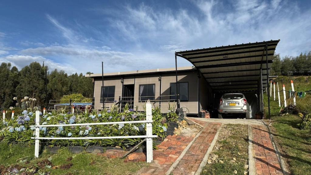 Κήπος έξω από το Cabaña Susurro de Susata