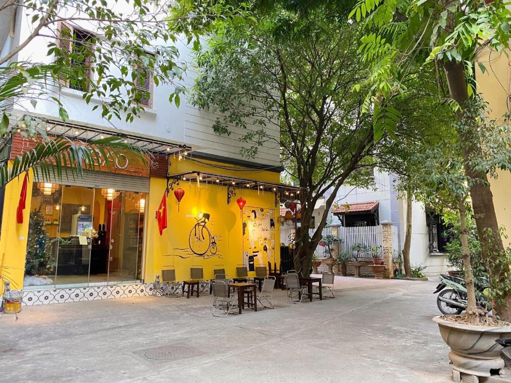 Bygningen som den private indkvartering ligger i