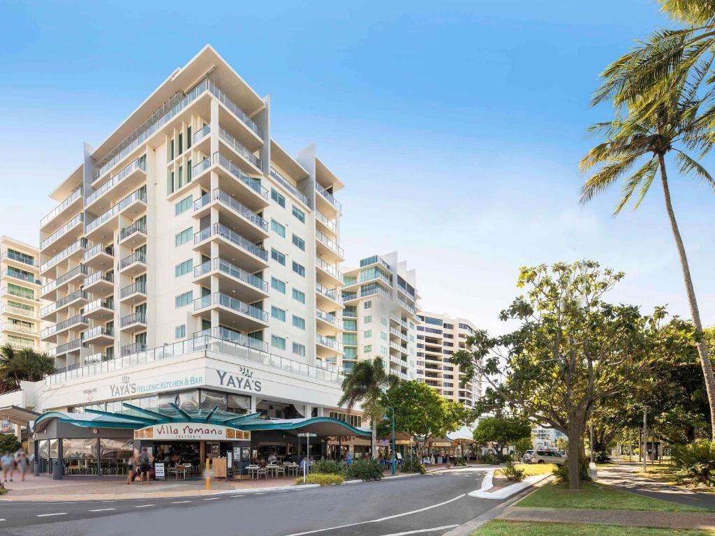 a rendering of a large white building on a street at Mantra Trilogy in Cairns