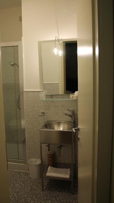 Koupelna v ubytování Albergo al Tiepolo