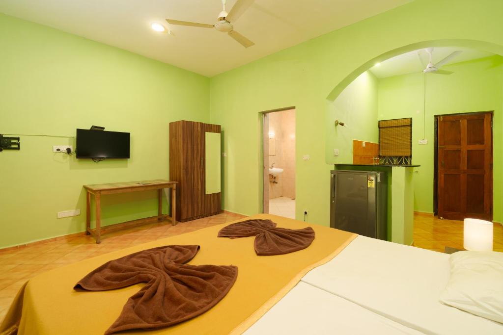 TV/trung tâm giải trí tại Ohana guest house