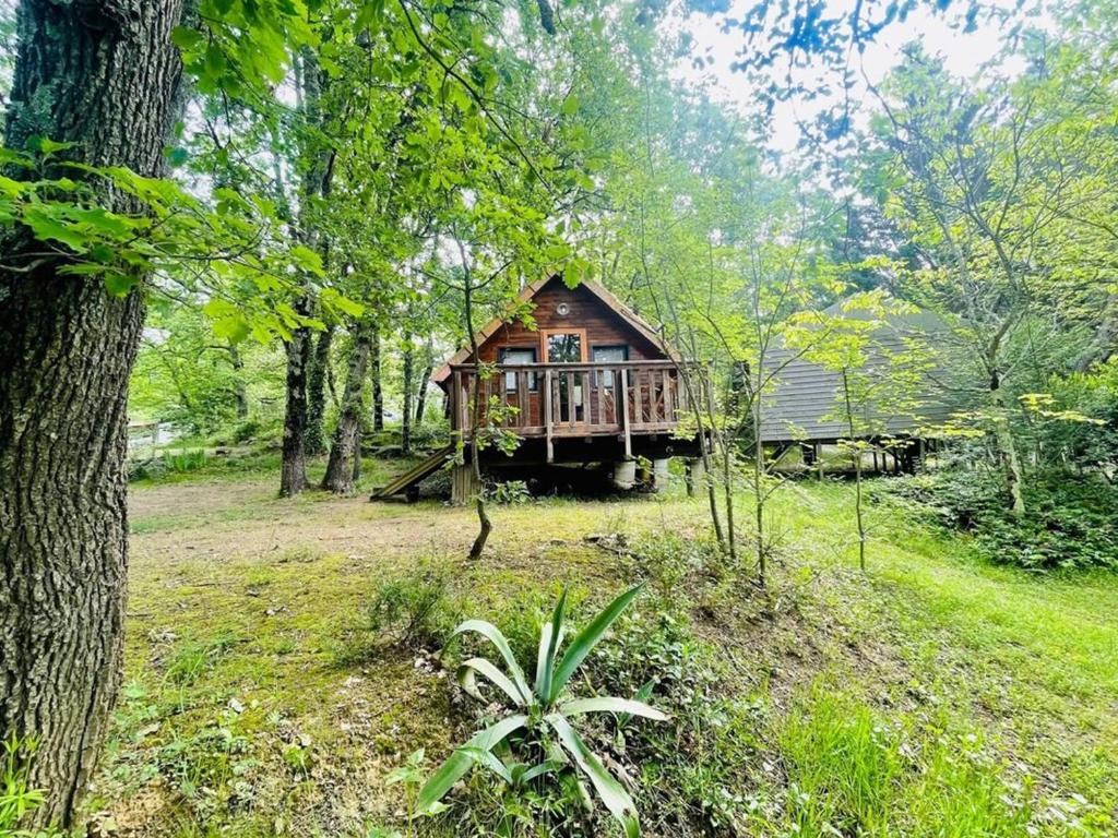 Κήπος έξω από το Chalet 18m², Terrasse sur Pilotis, 4 Personnes - API-1-52-927