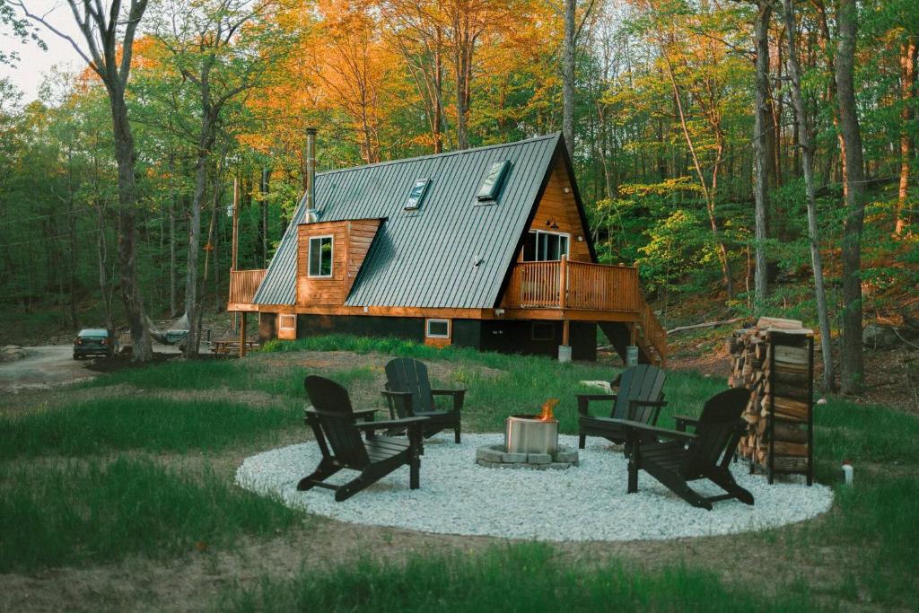 Κήπος έξω από το The A-Frame on Pudding Hill