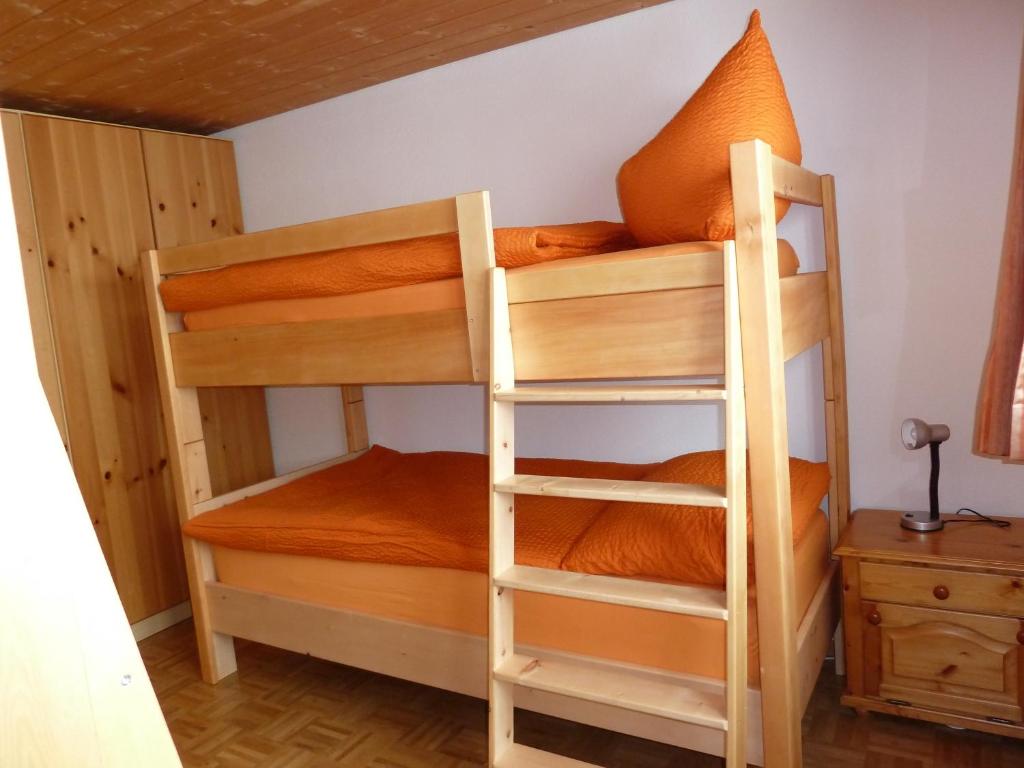 Postel nebo postele na pokoji v ubytování Ferienwohnung Stoffel