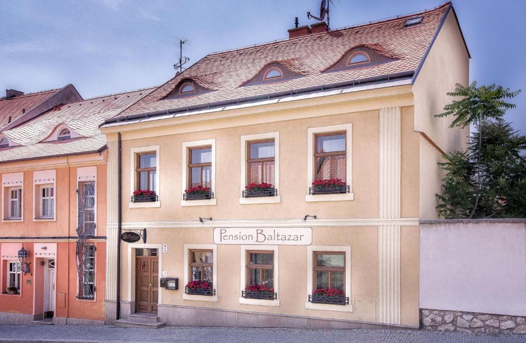 Budova, kde se penzion nachází