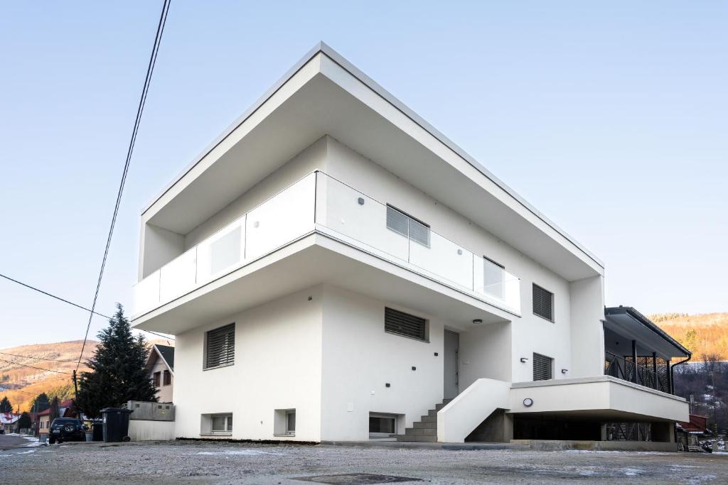 Bygningen som lejligheden ligger i