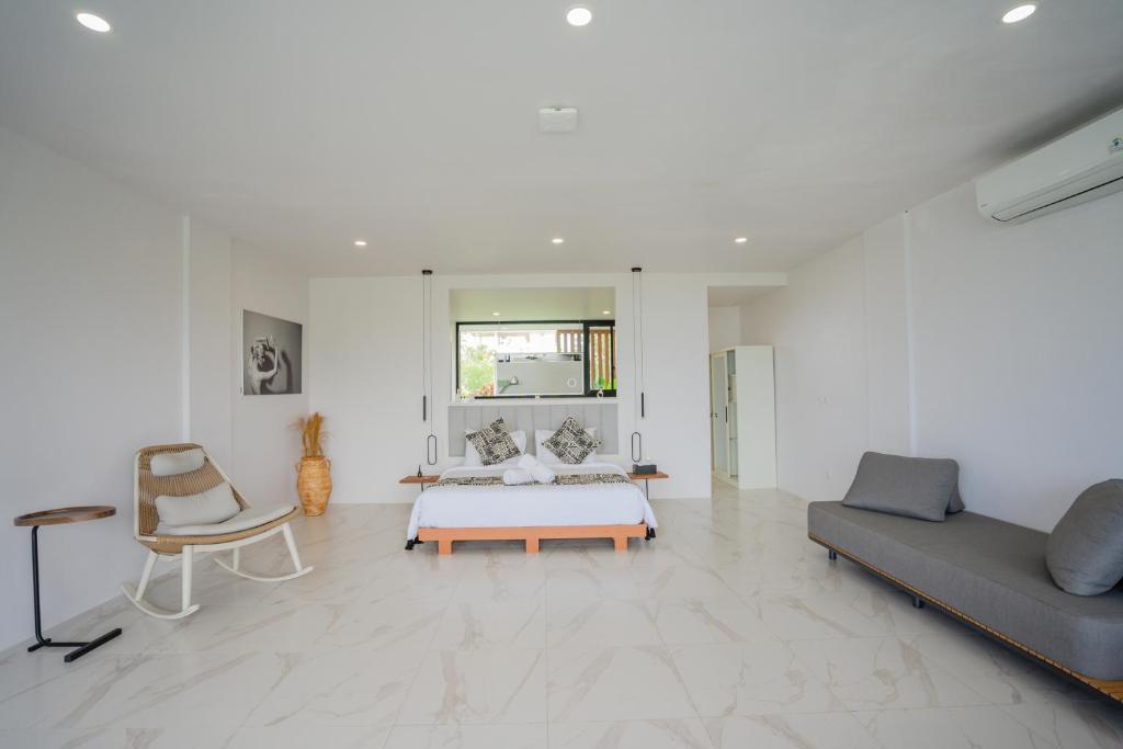 Χώρος καθιστικού στο Gandum Uluwatu - Luxury Boutique Villas & Suites