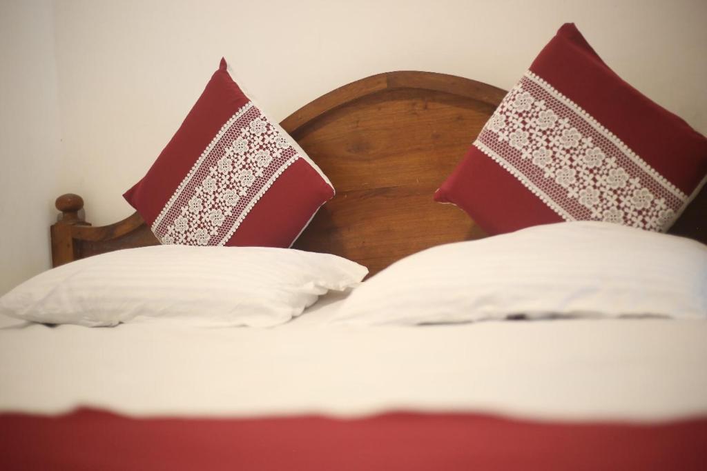 Ένα ή περισσότερα κρεβάτια σε δωμάτιο στο Sea side nest