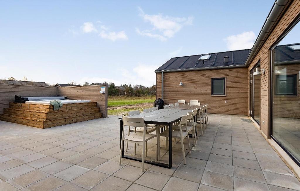 Bygningen som feriehuset ligger i