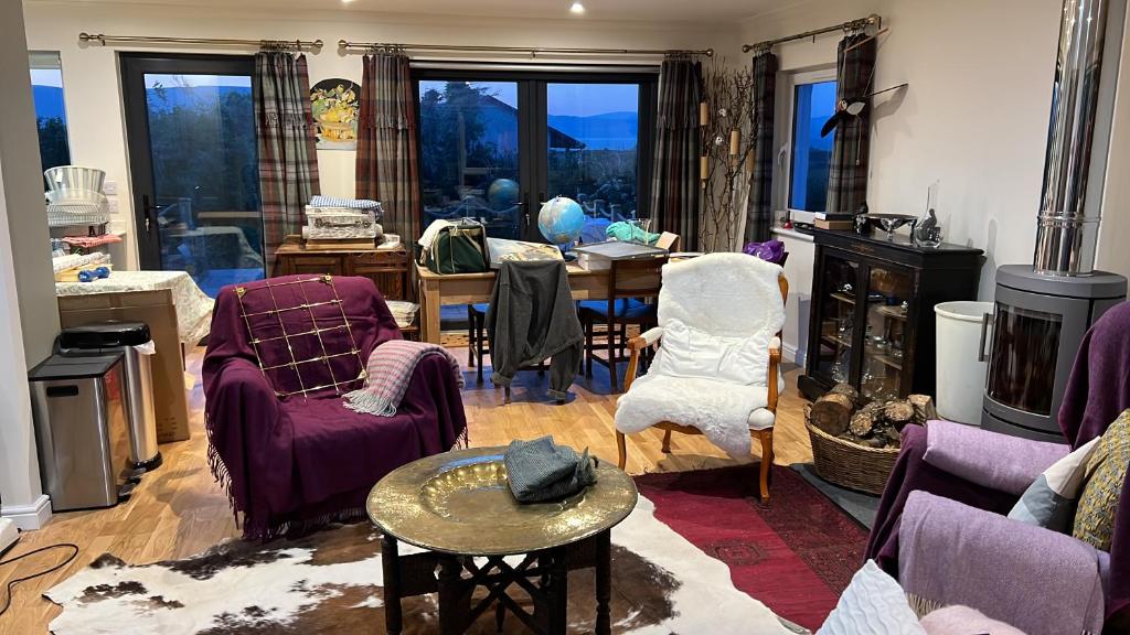 Et opholdsområde på Beautiful Highland Sanctuary