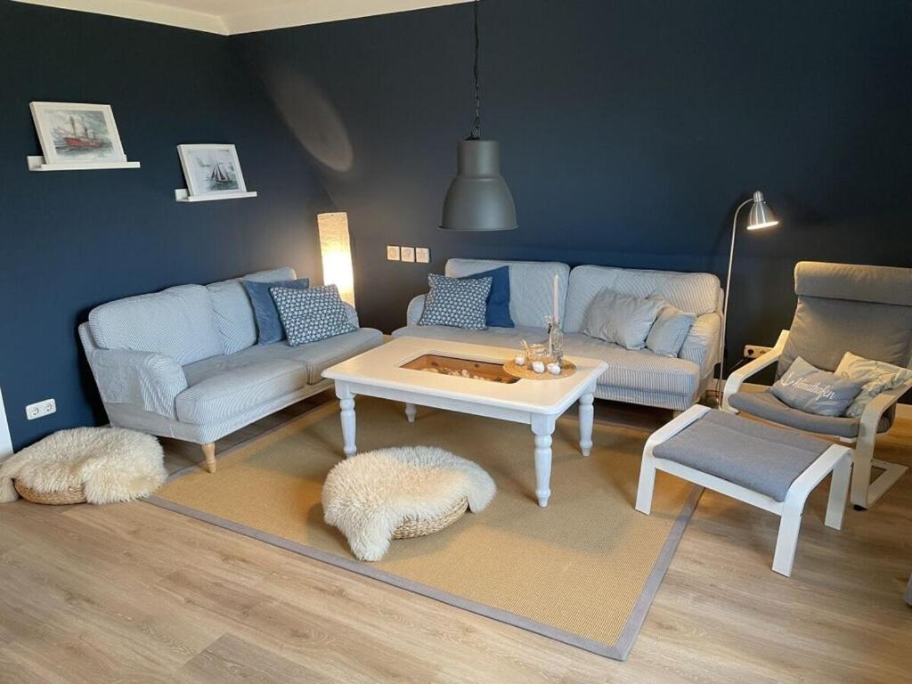 Χώρος καθιστικού στο Anchorage Modern retreat