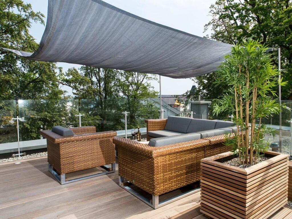 Фотография из галереи Penthouse 27 & SPA in Villa Mathilde в городе Бинц