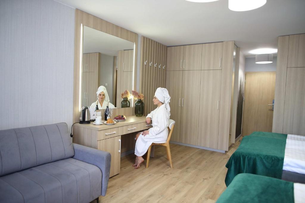 Ośrodek Wypoczynkowy Pod Dębem - Chambre Familiale Avec Vue Sur Montagne