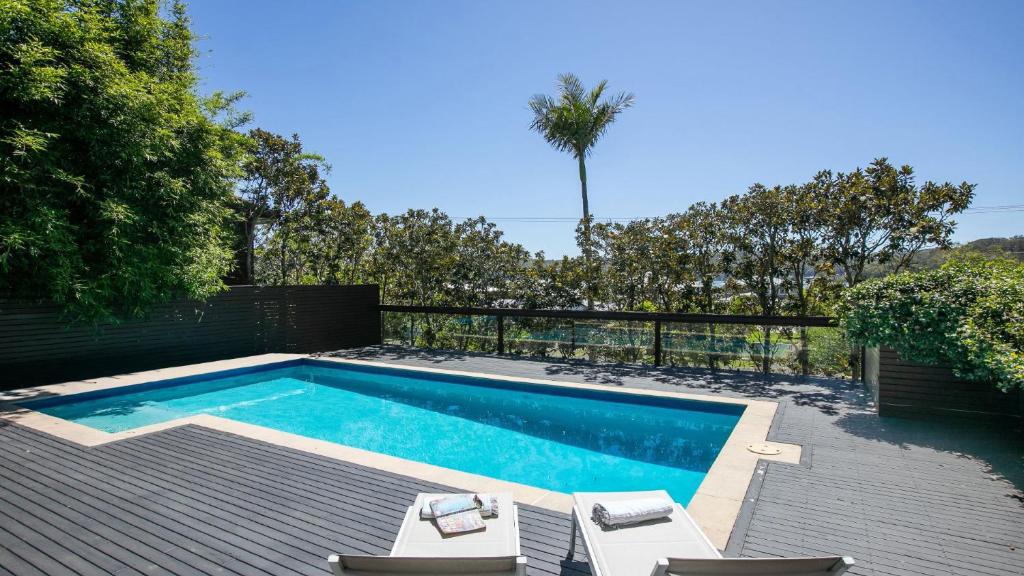 Swimmingpoolen hos eller tæt på Poolside At Wagstaffe