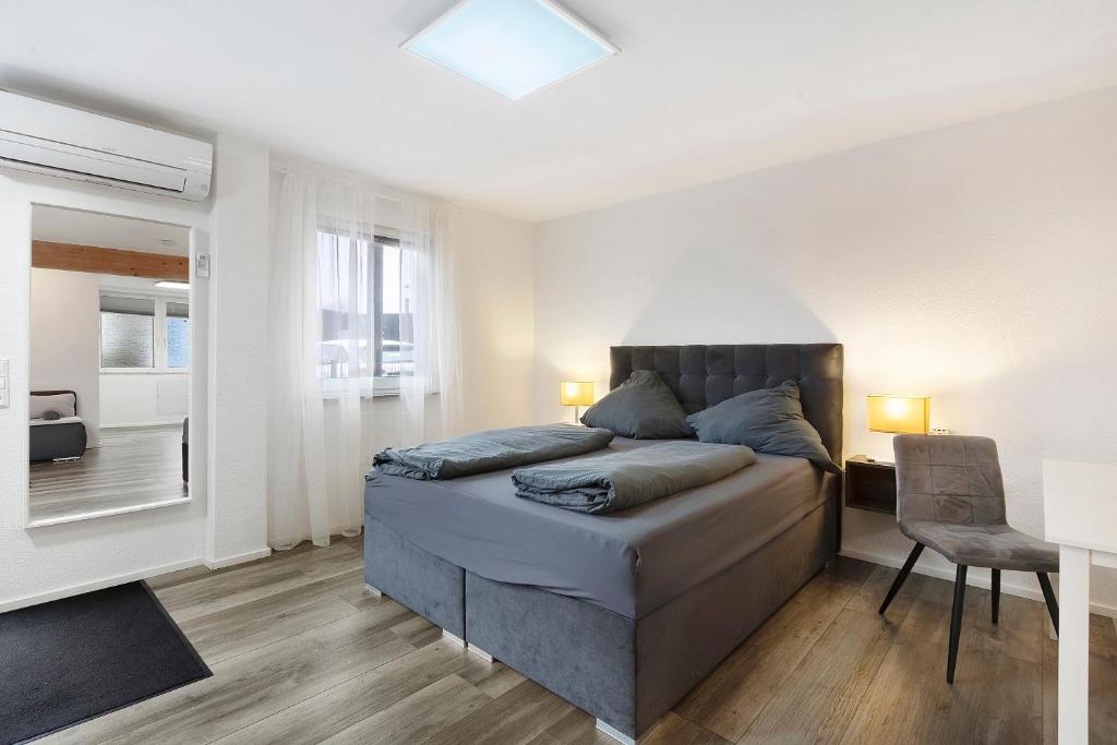 Un lugar para sentarse en Motel Ambiente 2 - Luxus Studio