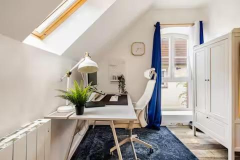 Ένα ή περισσότερα κρεβάτια σε δωμάτιο στο Rustik'House