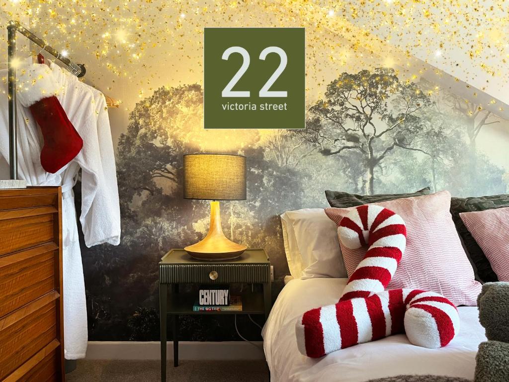 Et opholdsområde på Boutique style cosy cottage