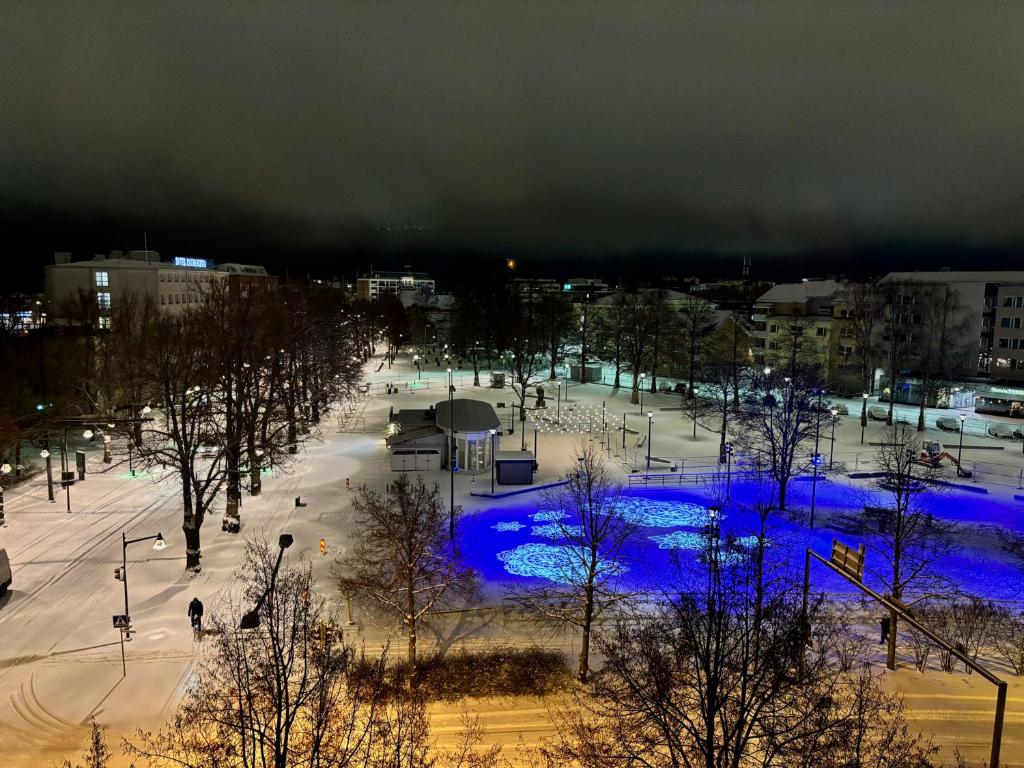 Πισίνα στο ή κοντά στο Top floor appartment by the old Rauma