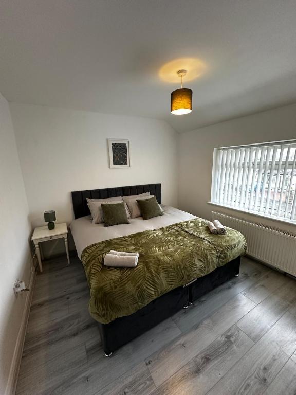 En eller flere senge i et værelse på Blackthorne House