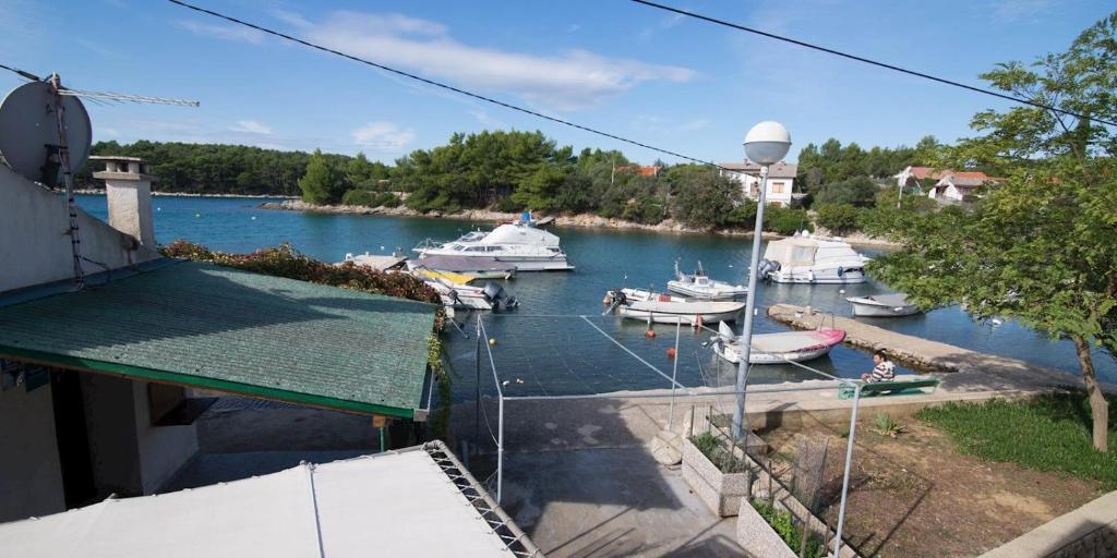 Udsigt til en flod der løber i nærheden af feriehuset