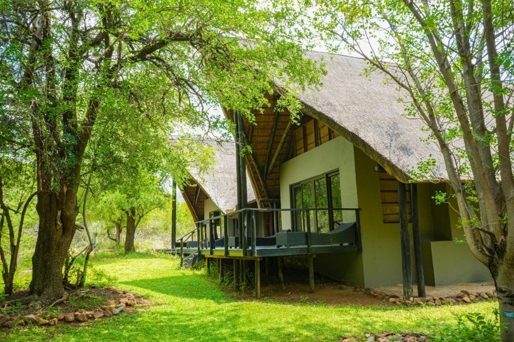 Κήπος έξω από το Thaba Lodge Black Rhino Pilanesberg