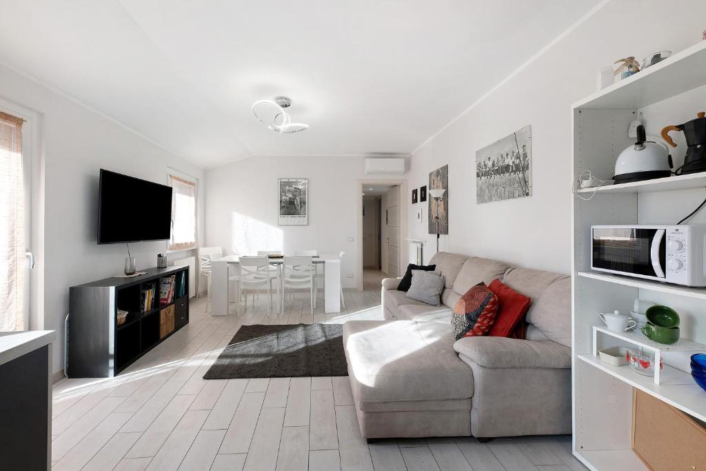 Телевизор и/или развлекательный центр в La dimora del Lago