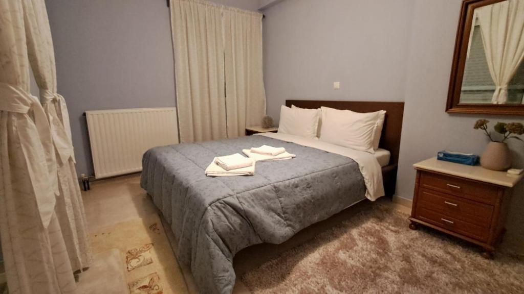 Postel nebo postele na pokoji v ubytování Family apartments