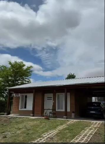 Bygningen som feriehuset ligger i