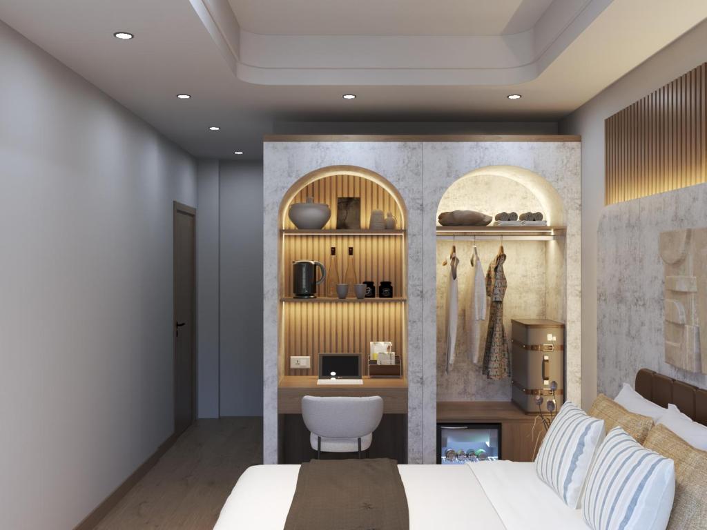 Ένα μπάνιο στο Odyssey Hotel 2, Tours & Motorbikes Rental