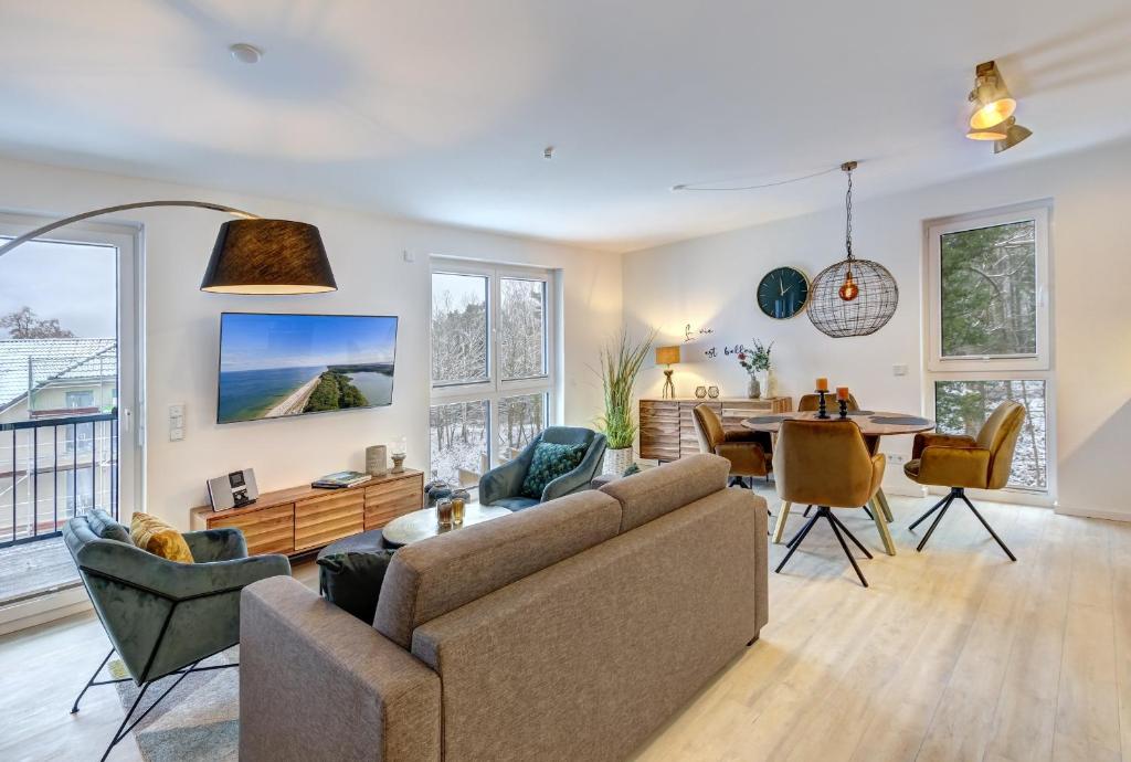 Χώρος καθιστικού στο Bernsteinquartier BQ0556 Meeresgold