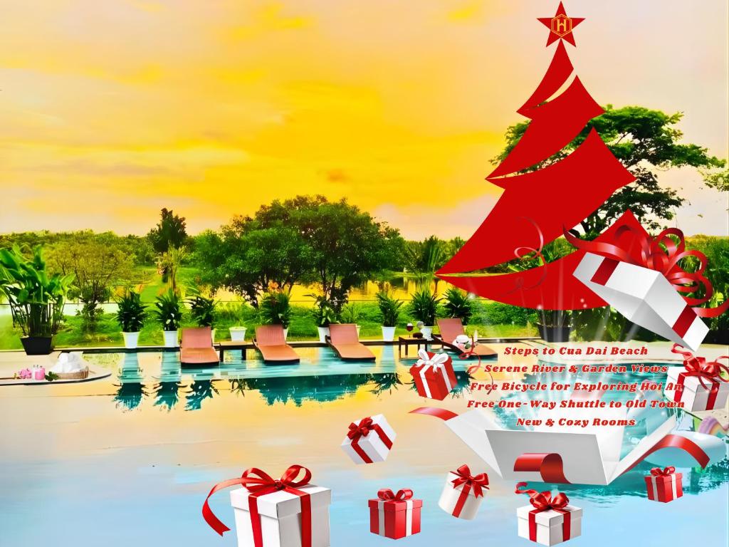 Πισίνα στο ή κοντά στο Happy Life Memories Hoi An Hotel & Spa