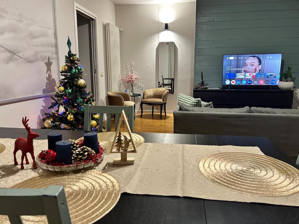 Μια τηλεόραση ή/και κέντρο ψυχαγωγίας στο Bilocale moderno a Conselve