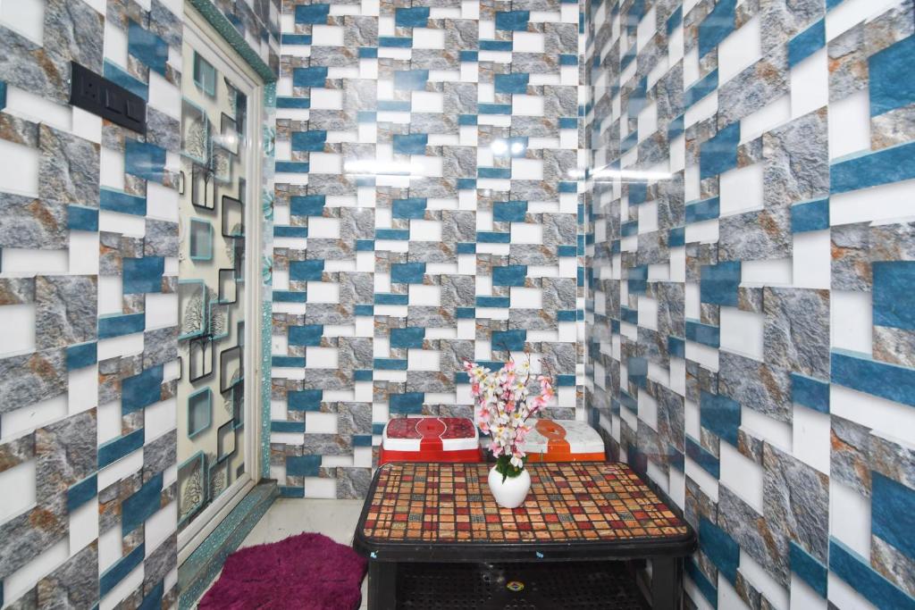 Χώρος καθιστικού στο Hotel O New Taj