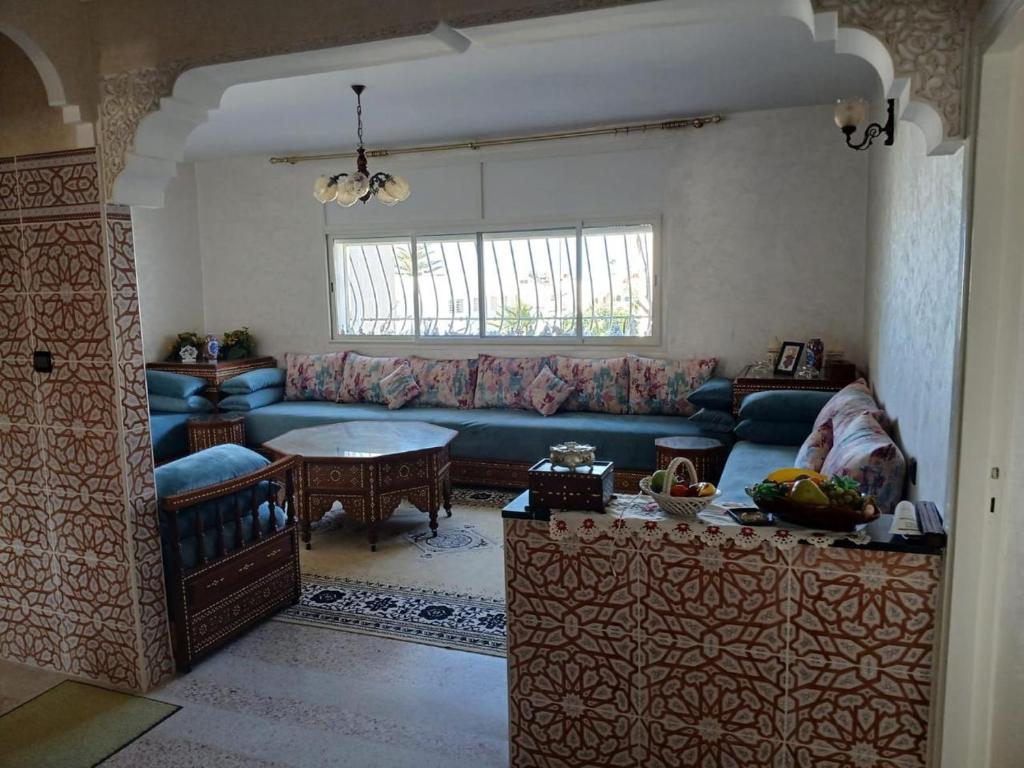 Χώρος καθιστικού στο Dar Najat
