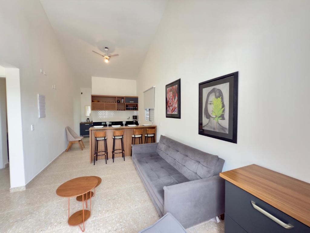 Køkken eller tekøkken på Juquehy Studios 6