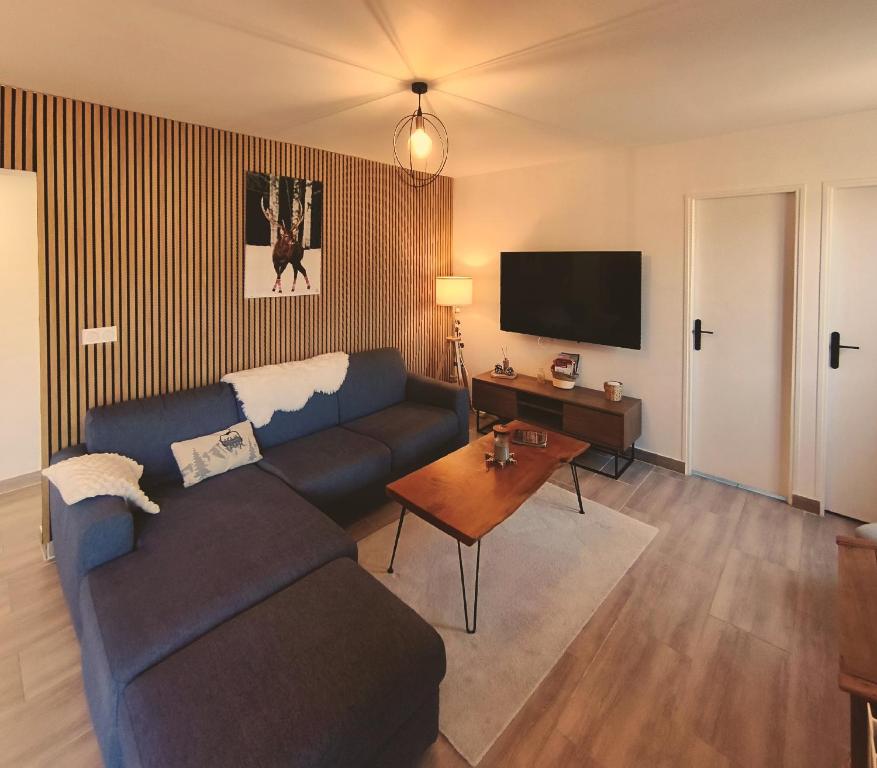 Et tv og/eller underholdning på Les appartements de Clélia